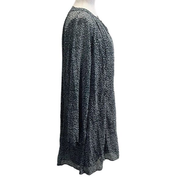 Joie Limited Edition Green Arctic Animal Spot Balloon Sleeve Dress LARGE NEW - Picture 3 of 11